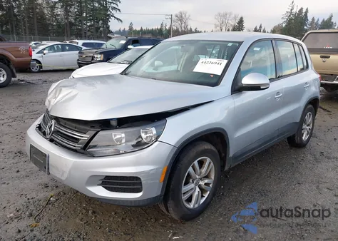 2012 Volkswagen Tiguan S from USA, damaged, VIN WVGBV7AX4CW591008
